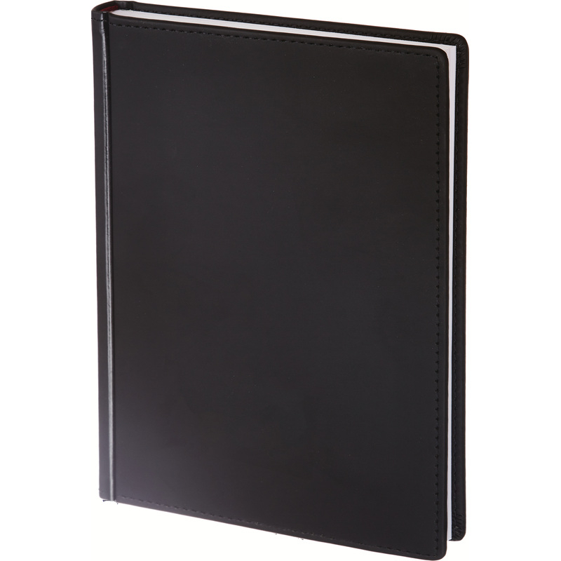 994576 Ежедневник недатированный Attache Velvet искусственная кожа Soft Touch A5 136 листов чёрный