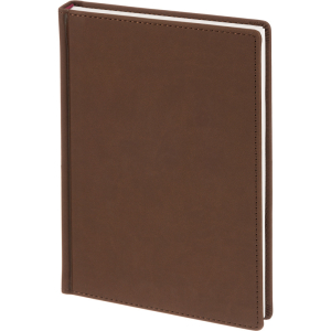994575 Ежедневник недатированный Attache Velvet искусственная кожа Soft Touch A5+ 136 листов коричневый