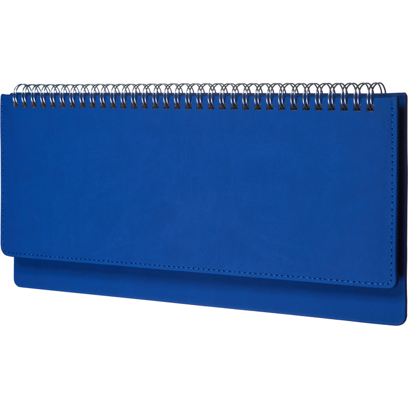1156878 Планинг недатированный Attache Velvet искусственная кожа Soft Touch 305x130 мм 64 листа синий