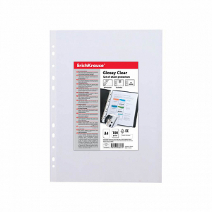 46703 ����� ����������� ����������� ErichKrause Glossy Clear, 60 ���, A4, ���������� (� ������ �� 100 ��.)