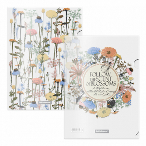 55105 ����� �� 4 �����-������� ����������� ErichKrause Wild Flowers, �4, �������