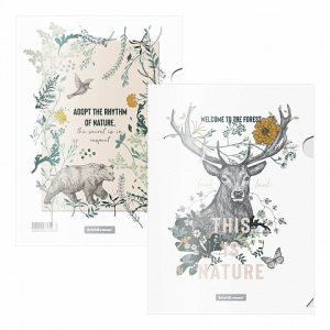 54040 ����� �� 4 �����-������� ����������� ErichKrause Natural Life, A4, �������