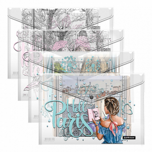 54911 ����� �� 4 �����-��������� �� ������ ����������� ErichKrause Dreamy Girls, A4, �������