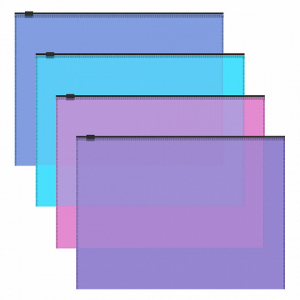 47069 Zip-����� ����������� ErichKrause Fizzy Vivid, A4, ��������������, ������� (� ������ �� 12 ��.)