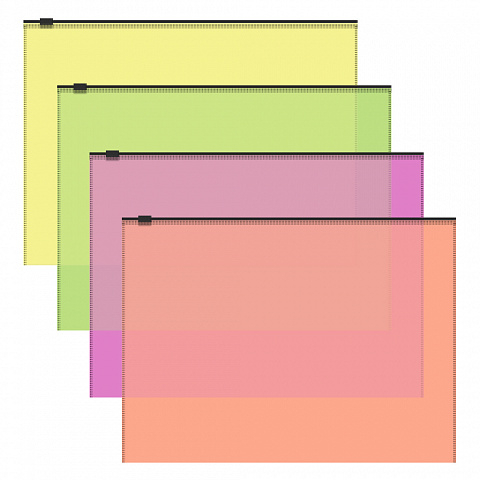 47070 Zip-  ErichKrause Fizzy Neon, A4, ,  (   12 .)