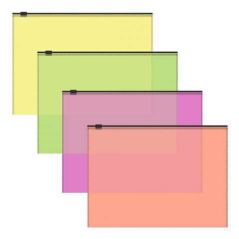 47073 Zip-  ErichKrause Fizzy Neon, B5, ,  (   12 .)