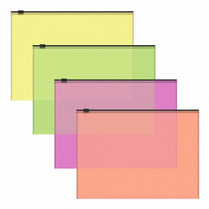 47073 Zip-����� ����������� ErichKrause Fizzy Neon, B5, ��������������, ������� (� ������ �� 12 ��.)