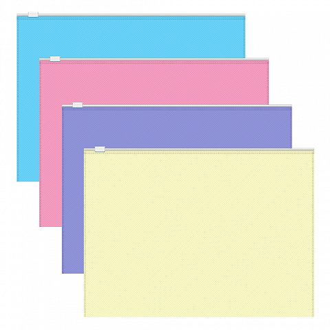 50338 Zip-  ErichKrause Diagonal Pastel, 4, ,  (   12 .)