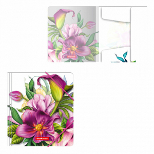 49354 ����� ��� �������� �� �������� ����������� ErichKrause Tropical Flowers, A5+ (� ������ �� 4 ��.)