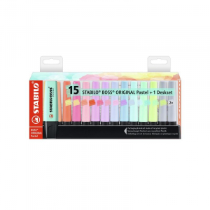 1426057 ����� ����������������� Stabilo Boss Original Pastel (������� ����� 2-5 ��, 15 ������)
