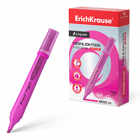56029     ErichKrause Liquid Visioline V-14 Neon,    (   10 .)