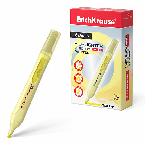 56023     ErichKrause Liquid Visioline V-14 Pastel,    (   10 .)