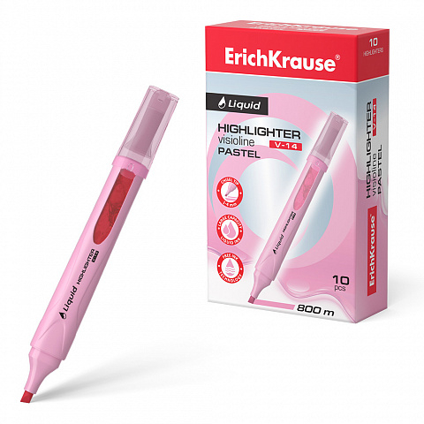 56025     ErichKrause Liquid Visioline V-14 Pastel,    (   10 .)