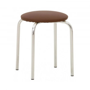 Стул SitUp CHICO Chrome, каркас хром, бордовая экокожа