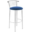 Стул барный SitUp MARCO Hoker Silver, каркас серебро, песочная экокожа