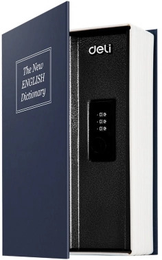 2075111 Сейф-книга Deli ET647 240x155x55мм механический