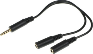 1874621 ������� ����� A4Tech AD-3P 2xJack 3.5 (f)/Jack 3.5 (m) 0.2�. ������