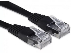 2030895 ����-���� Buro Flat 10����/� 4 ���� cat.6 Cu molded 2� ������ RJ-45 (m)-RJ-45 (m) (BU-C6-FLAT-2M-B)