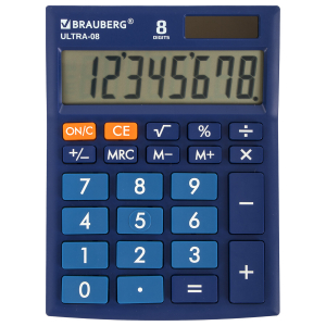 250508 ����������� ���������� BRAUBERG ULTRA-08-BU, ���������� (154�115 ��), 8 ��������, ������� �������, �����
