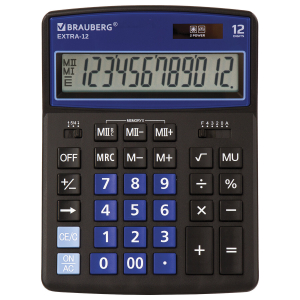 250472 ����������� ���������� BRAUBERG EXTRA-12-BKBU (206�155 ��), 12 ��������, ������� �������, �����-�����