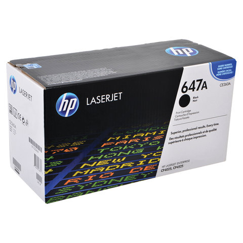 361231   HP (CE260A) ColorLaserJet CP4025/4525, 647A, , ,  8500 