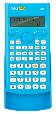 1187636 Калькулятор научный Deli E1710A/BLU синий 10+2-разр.