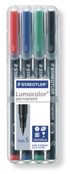 313WP4    Staedtler Lumocolor, S 0.4 , 4 