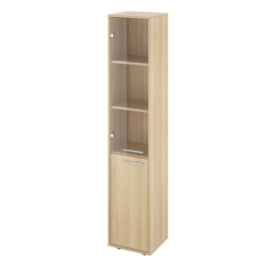 КЦ33 Колонка закрытая со стеклом 371х338х1845 (КЦ15+КЦ17+КЦ40+ДБ48), акация лорка