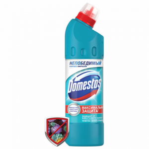602283 Чистящее средство 500 мл, DOMESTOS «Свежесть Атлантики», с отбеливающим эффектом, гель
