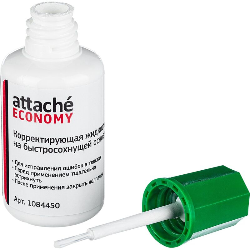1084450 Корректирующая жидкость (штрих) Attache Economy быстросохнущая 16 г
