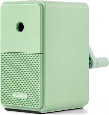 2014122 Точилка для карандашей механическая Deli NS077-S-GREEN Nusign 1 отверстие пластик зеленый