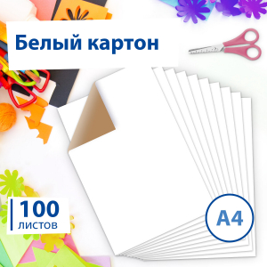 124877 ������ ��� �������� ���������� �4, ������������, 100 ������, 260 �/�2, BRAUBERG, 210�297 ��