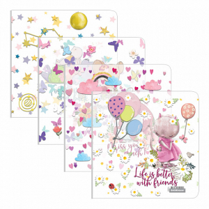 55412 ����� �����. ������� ErichKrause Cute Animals ��� ���������, � ������� ����� � �������� � ����, 232�440��, 80 ���, ������� (����� 12 ��.)
