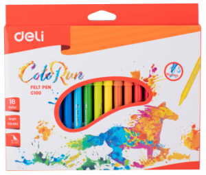 1006034 ���������� Deli EC10010 ColoRun ������������� 18 ������ ������� � ������������