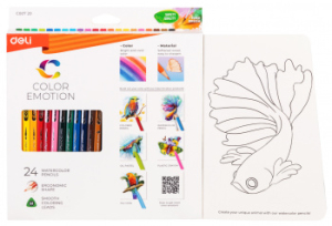 1028853 ��������� ������� Deli EC00720 Color Emotion ����������� ���� 24 ����� �������/���������� (24��)