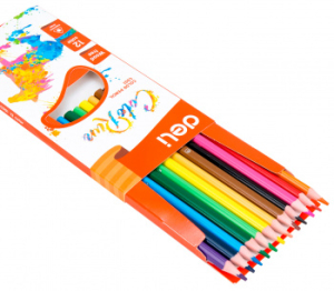 410858 ��������� ������� Deli EC00100 ColoRun ����������� ������� 12 ������ �������/���������� (12��)