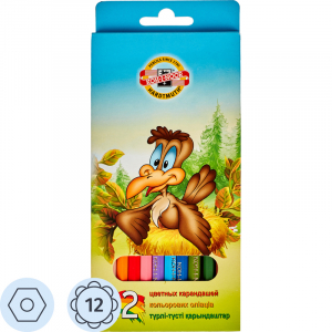 41807 ��������� ������� Koh-i-Noor Birds 12 ���������� 12 ������ ������������