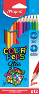 453785 ��������� ������� Maped Color'Peps Star 12 ���������� 12 ������ ����������, 183212