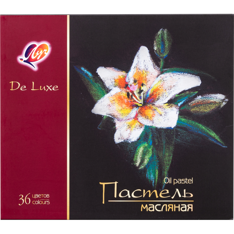 2275975 Пастель масляная Луч De Luxe круглая 36 цветов