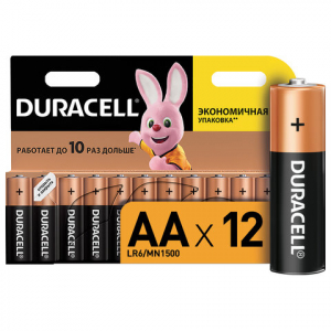 450432 ��������� �������� 12 ��., DURACELL Basic, AA (LR06, 15�), �����������, �����������, �������