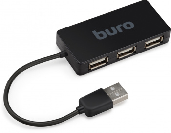 389734  USB 2.0 Buro BU-HUB4-U2.0-Slim 4. 