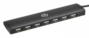 1088656 ������������ USB-C Digma HUB-7U2.0-UC-B 7 ����. ������