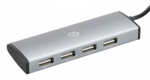1088657 ������������ USB-C Digma HUB-4U2.0-UC-DS 4 ����. �����������