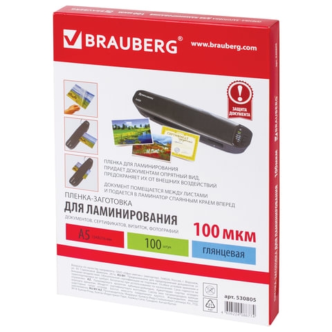 530805 -    , 5,  100 ., 100 , BRAUBERG, 530805