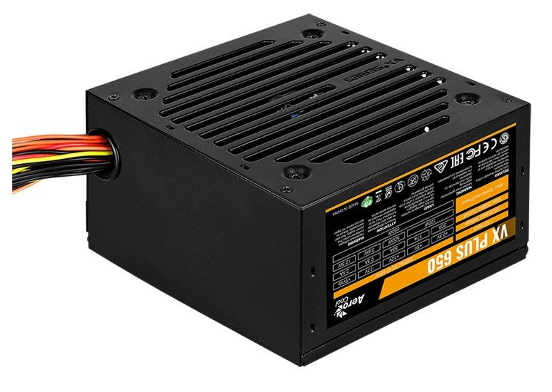 1049259   Aerocool ATX 650W VX PLUS 650W (24+4+4pin) 120mm fan 3xSATA RTL