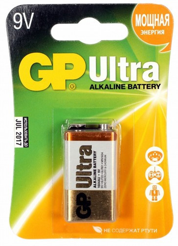 558932  GP Ultra Alkaline 1604AU 6LR61 9V (1)