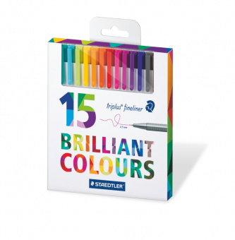 334C15   Staedtler Triplus Fineliner, 0.3 , 15 ,  