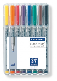 316WP8    Staedtler Lumocolor, F 0.6 , 8 
