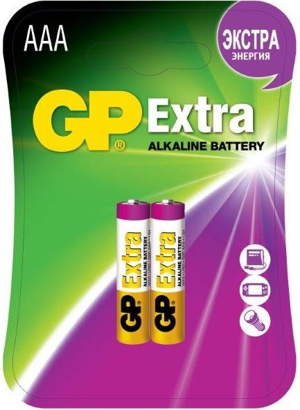 985264  GP Extra Alkaline 24AX LR03 AAA (2) 
