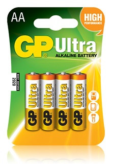 877431  GP Ultra Alkaline 15AU LR6 AA (4)